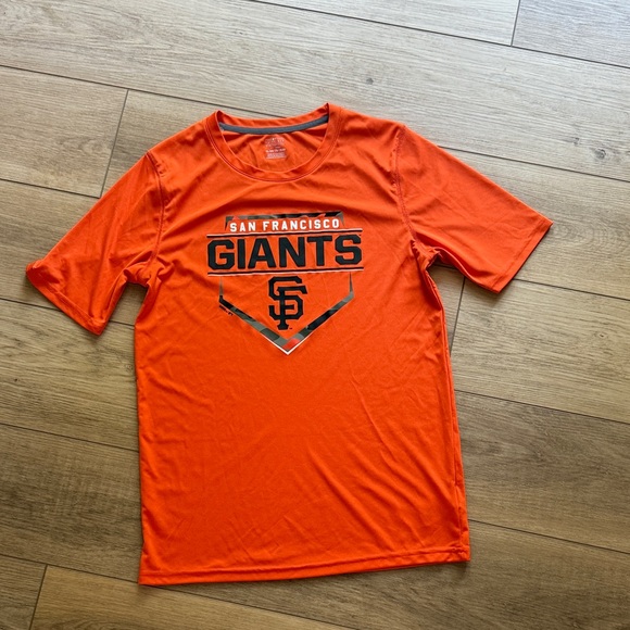 SF Giants Bright Orange Dri Fit Tshirt - Picture 1 of 4